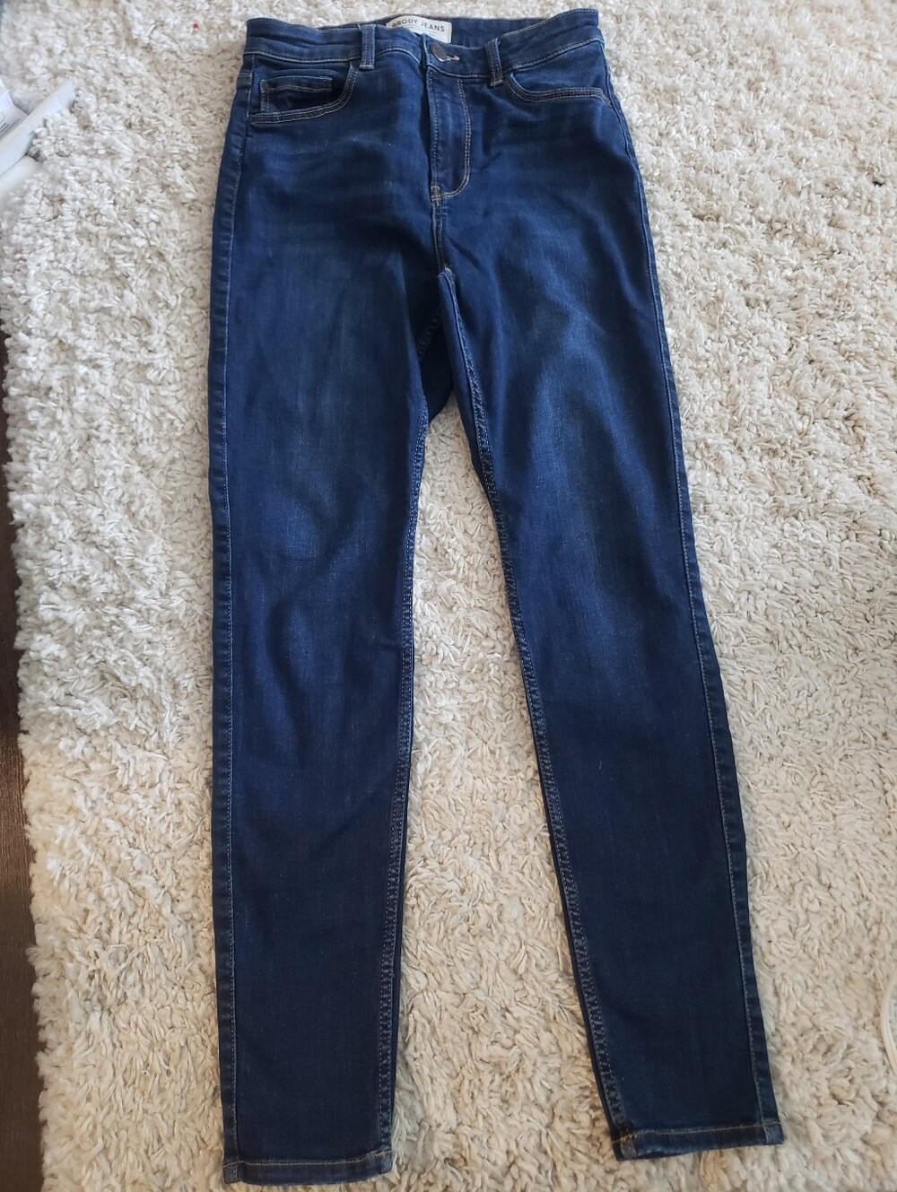 Women's Dark Indigo High-Rise Skinny Jeans